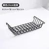 Rack de Armazenamento de Grade para Pendurar Arte em Ferro Metálico Bandeja Cesta Suspensa Rack de Exibição Múltiplas Especificações Cesta de Armazenamento Preto Branco