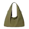 Estilo Perezoso Bolsa de Gran Capacidad para Debajo del Brazo para Mujer 2026 Nueva Versión Coreana Color Sólido Moda Casual Ligera Bolsa de Hombro de Nailon