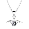 Collar de 1 quilate para mujer cadena de clavícula completamente de diamante suministro en vivo fabricantes lote diamante flash cabello seis garras cuadrado diamante circonita collar