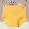 Calcinha Feminina de Algodão Puro Cintura Alta Tamanho Grande Algodão Grafeno Crotch Antibacteriano Confortável Respirável Controle da Barriga Shorts Triângulo Cobre o Quadril