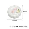 Conjunto de Chá Kung Fu Qingji Borboleta Pintada à Mão Tampa de Cerâmica Acessórios para Cerimônia do Chá Tampa em Forma de Flor para Bule Ornamentos de Tapete de Chá Animal de Chá