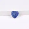 20mm Cristales Naturales Piedra Bruta Corazón Adornos Piedra Natural Forma de Corazón Accesorios para Joyería DIY con Agujeros Corazón Piedra de Palma