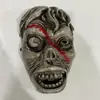 Máscara de Horror de Halloween Nueva Transfronteriza, Cubrecabeza Cara de Fantasma, Atrezzo para Performance de Asesinato en Serie y Sala de Escape, Máscara de Zombi