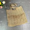 Nuevo Bolso de Punto Transfronterizo Bolso Tejido Bolso de Mano Sencillo de Moda Bolso de Mujer Sensación de Alta Gama Exquisito Bolso de Hombro