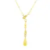 Collar con Borla de Gota de Agua Mate de Plata de Ley S925 para Mujer Normcore Lujo Accesible Gama Alta Nicho Cadena para Clavícula Cepillada