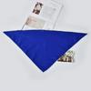 Toalla triangular de algodón puro de color liso para llevar a domicilio, babero para mascotas, toalla para babas de perro y gato, toalla triangular navideña para mascotas