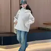Sudadera de Otoño e Invierno para Niñas 2026 Nueva Casual Estilo Coreano para Niñas Mayores, Sudadera con Capucha Peluda y Forrada de Polar