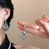 Brincos Longos com Franjas Estilo Boêmio para Mulheres, Estilo de Férias de Luxo, Brincos Personalizados Exagerados, Brincos Estilo Étnico Retrô
