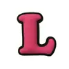 Accesorios para Zapatos Rosas con Letras y Números de Venta Caliente Transfronterizos, Bolsos Bogg, Hebillas Decorativas Desmontables para Zapatos DIY