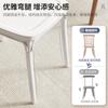 Cadeira de Jantar com Encosto de Plástico Espessada para Quarto de Aluguel Casa Estilo Creme Cadeira de Jantar Cadeira Windsor Mesa de Jantar Banco Banco de Jantar