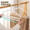 Perchero Plegable Retráctil para Uso en Casa, Secador de Toallas Extensible, Perchero a Prueba de Viento para Toallas de Baño, Tendedero
