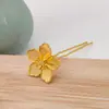 Yingyi Accesorios DIY Nuevo Estilo Ming Flor de Cinco Pétalos Pasador Estilo Antiguo Hanfu Adorno para el Cabello Materiales y Accesorios para el Cabello