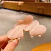 Grampo de Cabelo Pétala de Acetato de Alta Qualidade, Estilo Feminino, Grampo na Parte de Trás da Cabeça, Presilha Tubarão, Grampo Grande, Novo Acessório de Cabelo