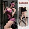 Lingerie Sedutora Puro Desejo Q Lingerie Estilo Abstinência Não Precisa Tirar Qqny Abertura na Virilha Saia de Quadril Sexy Cos Pijama Uniforme