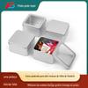 Caixa Quadrada Tiramisu Bolo Mousse Mil Camadas Caixa de Embalagem Lata Folha Sobremesa Mousse Pequeno Formato Ocidental Abertura de Janela