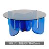 Procesamiento y Personalización de Muebles Acrílicos, Mesa Redonda Transparente, Cubierta de Mesa de Vidrio Templado, Fabricante de Mesa de Café Personalizada para Apartamentos Pequeños Hecho a Mano