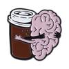 Broches Coleção Série Café Transfronteiriço Inglês Europeu e Americano Terno Insígnia de Metal Acessórios de Vestuário Combina com Tudo Bebida Chá com Leite