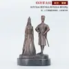 Figuras Europeias de Casal e Esposa Artesanato Ornamentos de Fundição de Latão Decorações de Cobre para Mesa de Estudo em Casa