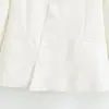 AliExpress Internacional Nova Estilo Primavera 2026 Manga Longa Cor Sólida Cintura Marcada Emagrecedor Blazer Dupla Face 3736052