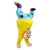 Disfraz Inflable de Payaso de Halloween para Adulto, Disfraz de Personaje de Dibujos Animados, Accesorios para Actuación en Fiesta Navideña, Cosplay