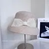 Pantalla de Lámpara de Moda con Lazo de Lino Vintage, Sombrero para Mujer, Sombrero Cloche de Moda de Lana Australiana para Invierno, Tendencia de Sombrero de Fieltro Versátil y Elegante