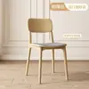 Silla de Plástico de Lujo Ligero Respaldo Silla Ocio Comercial Taburete Negro Comedor Restaurante Mesa y Sillas de Comedor Uso en el Hogar