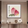 Pintura tradicional china de Qi Baishi nueva pintura decorativa para restaurante chino pasillo de comedor doufang tinta calabaza Loto pintura colgante marco de madera maciza