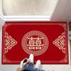 Diseño de sala de bodas, adecuado para decoración de felpudo de boda, alfombra en forma de XI para boda, felpudo para sala de estar, felpudo en forma de XI