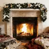Guirlanda de Frutas Vermelhas de Natal 180cm/ 2,7m Guirlanda Decorativa Densa Vermelha de Natal Videira de Porta Decoração de Porta Amazon