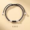 Pulsera Tejida de Bambú Fresco Ins Nicho de Gama Alta Estilo Mori Cuerda de Mano 2023 Nueva Pulsera Mejor Amigo para Parejas