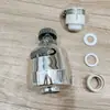 Boquilla de ducha de segunda marcha universal ahorradora de agua potenciador burbujeador cabezal salpicador extensor de grifo de filtro doméstico de cocina