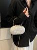 Bolso de Cadena Versátil para Mujer 2025 Primavera Nuevo Bolso Cuadrado Pequeño Calado Bolso de Negocios para Cena de Hombro Único de Mano Cruzado