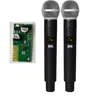 Microfone sem fio 58 transfronteiriço microfone microfone embutido carregamento ktv áudio externo um arrasta dois palco desempenho doméstico