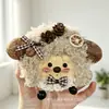Muñeca de Cáscara de Fruta Producto Terminado, Colgante Carrillón de Viento de Cáscara de Fruta, Muñeca de Vaina de Frijol Artesanía Terminada, Colgante Hecho a Mano Lindo-Feo