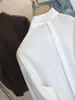¡La blusa es absolutamente impresionante! Estilo supermodelo, diseño francés L*mair, silueta holgada elegante, camisa resistente a las arrugas y que no necesita planchado para mujer, nueva para otoño