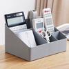 Caja de Almacenamiento de Artículos Varios de Escritorio Y ZT6141 Caja de Almacenamiento para Sala de Estar del Hogar Plástico Engrosado Multicompartimento Acabado Almacenamiento de Cosméticos