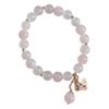 Nueva Pulsera de Cristal Rosa para Mujer Nicho de Alta Gama Calabaza Cuentas de la Suerte Nuevo Estilo Chino Moda Nacional Pulsera de Cuentas Pulsera para Novia