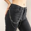 Cadena de metal para pantalones estilo hip hop punk, versátil, con espinas, disponible al por mayor, para hombres y mujeres.