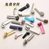 Nº del Fabricante. 5 tiradores de cremallera metálicos lisos, No. 3 tiradores de cremallera planos de nailon engrosados para bolsos y equipaje