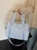 Nova Bolsa de Viagem Transfronteiriça com Estampa Estilosa de Céu Estrelado, Bolsa de Mão Exquisita para Viagens de Negócios e Deslocamento, Bolsa de Ombro, Bolsa Transversal para Yoga
