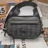 Popular de Moda para Hombre Casual de un Solo Hombro Cuadros Piel Deportivo Elegante Moda Bolso Mensajero Cruzado con Alta Apariencia