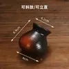 Decoração para Pratos de Sashimi Gelo Seco Panela Pequena Lata Pequena Copo Cozinha Japonesa Prato Criativo Decoração Copo de Gelo Seco Frutos do Mar Zukuri Bandeja Ferramentas