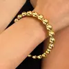 Conjunto de pulseras asimétricas irregulares con cuentas versátil, estilo retro francés, minimalista, de lujo ligero, europeo y americano, para mujer