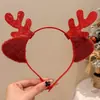 Pinza para el Cabello de Reno Navideño para Mujer Pinza para el Cabello de Fiesta Festiva Accesorio para el Peinado Accesorios de Disfraz Cosplay Lindo Doble Pinza Accesorios para el Cabello
