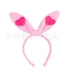 Páscoa Dia das Crianças Adorável Adereço de Orelhas de Coelho Decoração de Cupido e Amor Props para Festa de Aniversário de Meninas