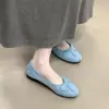 Sapatos Rasos Femininos 2026 Estilo Fada com Laço, Mocassins de Solado Macio, Sapatilhas Novas Estilo Francês para Primavera e Outono