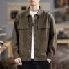 Jaqueta casual masculina pesada estilo retrô americano 2026 nova primavera solta versátil jaqueta jeans de trabalho