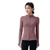 Ropa de Yoga para Otoño e Invierno, Tops Deportivos Cálidos con Forro Polar, Chaquetas Ajustadas de Manga Larga, Ropa para Correr y Entrenamiento, Ropa de Fitness