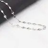 Collar de vieira hecho a mano de acero inoxidable estilo coreano, pulsera de acero de titanio de moda, cadena colgante para joyería, ventas directas de fábrica