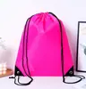 Bolsa de Cordón de Poliéster en Stock, Bolsa de Cordón de Tela Oxford para Almacenamiento de Maratón, Bolsa para Eventos al Aire Libre, Publicidad con Impresión Express